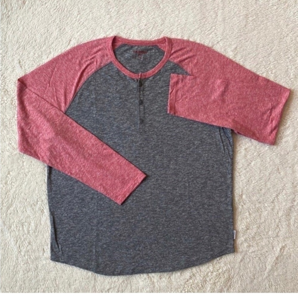 Men’s Express long sleeve Henley Shirt
